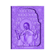 Sv_Sofia.stl Religious frame cnc art router saint sofia