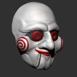 6.JPG Saw Billy Puppet - Mask for Cosplay - 3D print model - STL file