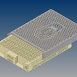 iso-open.jpg STL file 22LR 450x storage fits inside 50cal ammo can・3D printer model to download