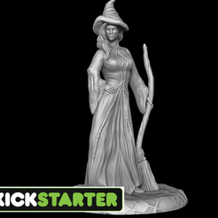 Copy_of_Hiya.png STL file Witch - Kickstarter Model・3D printer design to download