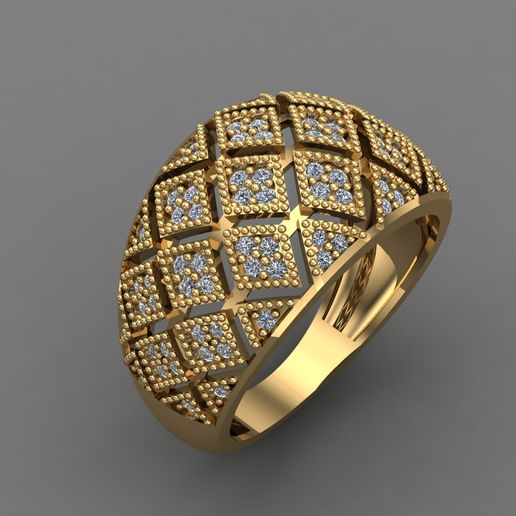 WOMEN RING - 3DM RENDER DETAIL 3D PRINT MODEL - 3D model