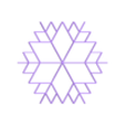 Hexagonal_Fractal_Snowflake_2.stl Parametric Fractal Snowflake