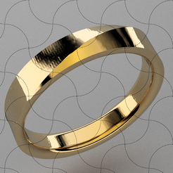 AM3B.png STL file Fine Jewelry, Modern Ring 021・3D print design to download