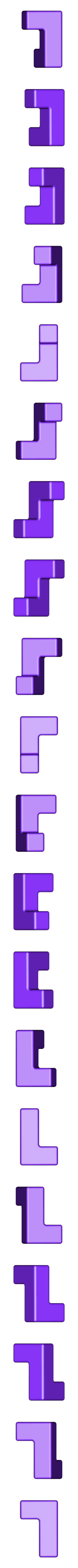 1.STL Easy Tetris style Puzzle Cube