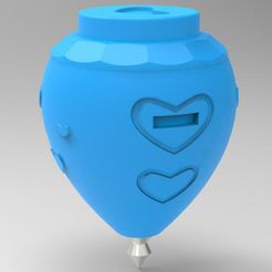 3.jpg Fichier STL Top-Peonza Hearts・Modèle pour impression 3D à télécharger