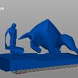 Prusaslicer-dune-bull-3.jpg Fichier 3D Statue de taureau des dunes・Design imprimable en 3D à télécharger
