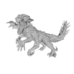 render05.png 3D file Drakolisk (Variant 2)・Model to download and 3D print