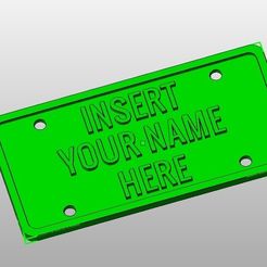 NamePlate.jpg Licence Plate