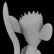 11.jpg Bart Simpson rat boy 3D printable model cartoon print 3D print model