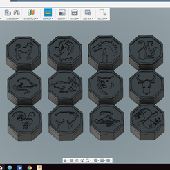 $6A4893EDE235ECD8.png Free 3D file Jackie Chan Adventures Talismans・3D printable model to download