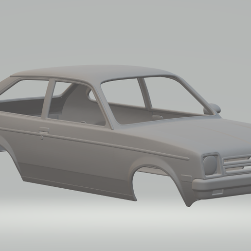 chevrolet chevette usa 3D model