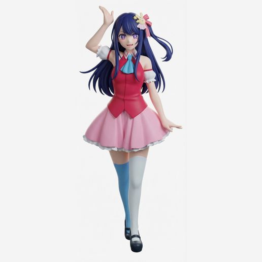 👾 Ai Hoshino – Standing (Oshi no Ko)・ STL File for 3D printing