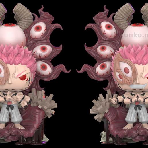 jjk-sukuna-malevolent-shrine-culling-games-funko-pop.png Jujutsu Kaisen Sukuna Malevolent Shrine Domain expansion POP fanart ~digital .stl files~