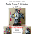 Manual-01.png Radial Engine, 7-Cylinders, Cutaway