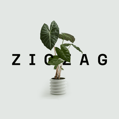 ZIGZAGSquare.png Free STL file Zigzag Planter・3D printing design to download