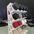 STL file Tamiya Color 23ml Paint Holder / Rack 🎨・3D print model