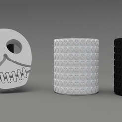 R1.png Файл STL Tzompantli vase・Дизайн 3D принтера для загрузки