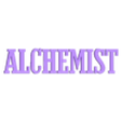 Alchemist_Rojo.stl Fullmetal Alchemist 3D Logo
