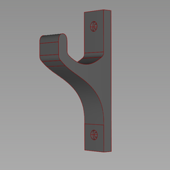 NXG_WMB1.png STL file NXG/HDX 68 Wallmount・3D printing idea to download