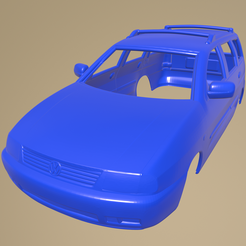 e27_013.png STL file Volkswagen Polo Variant 1997 PRINTABLE CAR BODY・3D printer model to download