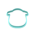 2.png Lamb Squish Cookie Cutter | STL File