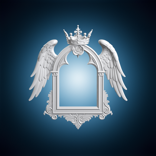 Seraphim Gothic Frame 3D Print Model
