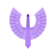 Dark Angels Symbol V2 Subdivided.stl Dark Angels Emblem (v2)