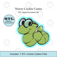 Etsy-Listing-Template-STL.png Worm Cookie Cutter | STL File