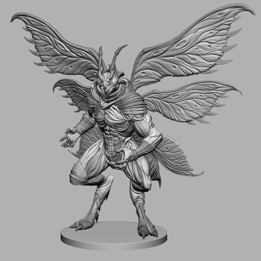 Wasp Queen STL - 3D model önizlemesi