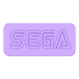 LOGO SEGA FILETE 0,5 FRONTAL PLACA TRASEIRA.STL Pack logo SEGA
