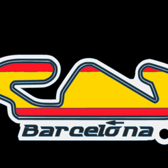 barcelona-tinker-b.png Fichier STL Porte-clés circuit de Barcelone・Modèle à télécharger et à imprimer en 3D