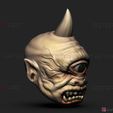 001f.jpg Cyclops Monster Mask - Horror Scary Mask - Halloween Cosplay 3D print model