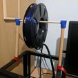 ba672f52a142b53adf3686a83aa16617_display_large.jpg M3D Pro Spool Holder (Customizable)