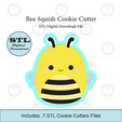 Etsy-Listing-Template-STL.png Bee Squish Cookie Cutter | STL File