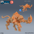 1748-Construct-Tiger-Fire-Breath-Large.png Construct Tiger Set ‧ DnD Miniature ‧ Tabletop Miniatures ‧ Gaming Monster ‧ 3D Model ‧ RPG ‧ DnDminis ‧ STL FILE