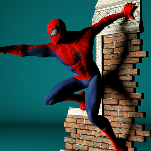 ThePrint3DBoy_Spiderman0001.png Фигурка Человека-паука