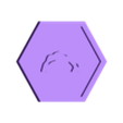 hexagon_rock.stl Коллекция шестиугольников Desert Meeple - 3D печатные игровые жетоны