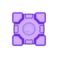Companion Test Cube (without Markings).stl Companion Cube Printer XYZ Test Print