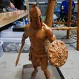 20180805_220438.jpg Free 3D file Gladiator by Redxvb - Smoothed and sliced (Choice of sword or Flail)・3D printer design to download