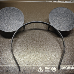 image.png Free STL file Mouse Ear Headband・3D print model to download