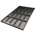25x50to30x60-5x4.jpg 26 STLs for Movement Tray Adapters. 20mm, 25mm, 32mm Round, 25mm x 50mm
