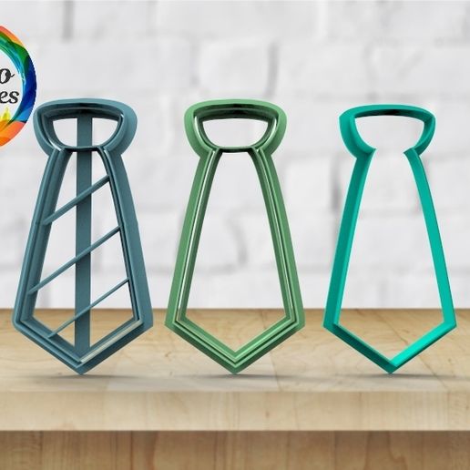 tie cutter set - 3D model önizlemesi