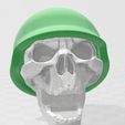 Soldierskull2.JPG Skull of a Worldwarsoldier screaming - Soldier Skull