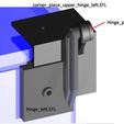cabinet front hinge.jpg 3D Printer Cabinet / Enclosure