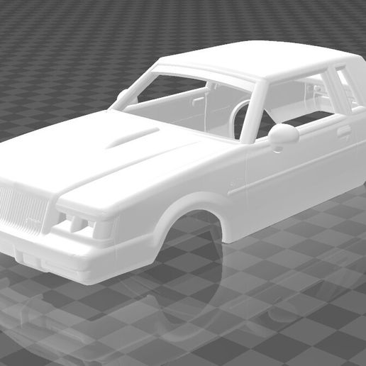 Captura-de-pantalla-2026-01-01-203737.jpg Buick Regal Grand National 1987 – One Piece Body Shell (Body Car) – STL 3D Print