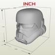 INCH.jpg Stormtrooper Helmet Life Size Concept Ralph Mcquarrie