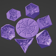 SpiderEggs1.png The "Spider Eggs" Full Set Dicemaking Inserts