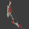 2.png Arco Genshin Impact Chasca para 3Dprint
