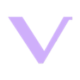 V.stl Letters and Numbers RESIDENT EVIL | Logo