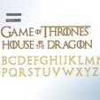 assembly1.jpg Letters and Numbers HOUSE OF THE DRAGON / GAME OF THRONES Letters and Numbers | Logo